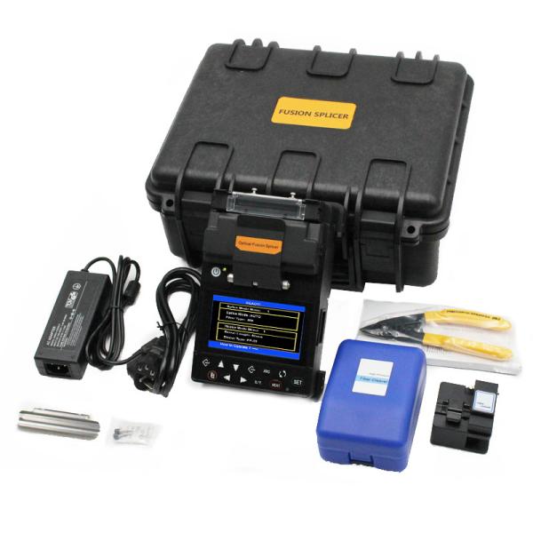 Máquina coladora Handheld OMCFS da fibra da fusão de FTTH - máquina coladora da fusão 115 com a máquina de emenda da fibra ótica dos motores do dispositivo elétrico 4 do SOC