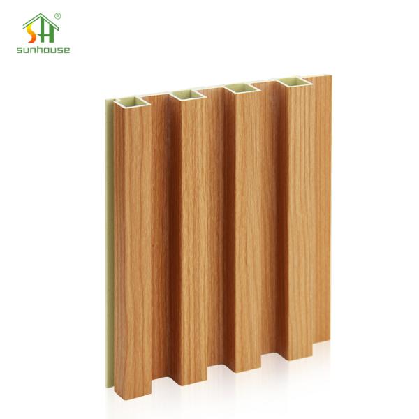 New Design Bamboo WPC Wall Panel Moisture-Proof Fire Retardant Waterproof Eco-Friendly Customized Color and Sizes for Indoor Outdoor Use