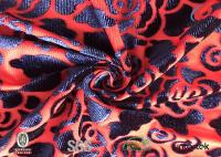 material 61' del paño de Lycra de la tela del terciopelo de Spandex de la quemadura 100%Polyester ‘anchura