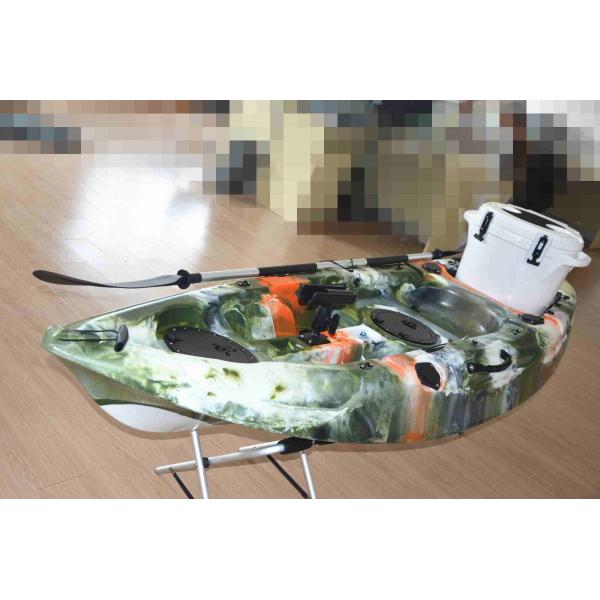 UV Resistant Sporting Sit On Top Fishing Kayak Highly Stable Side Handles Maneuverable