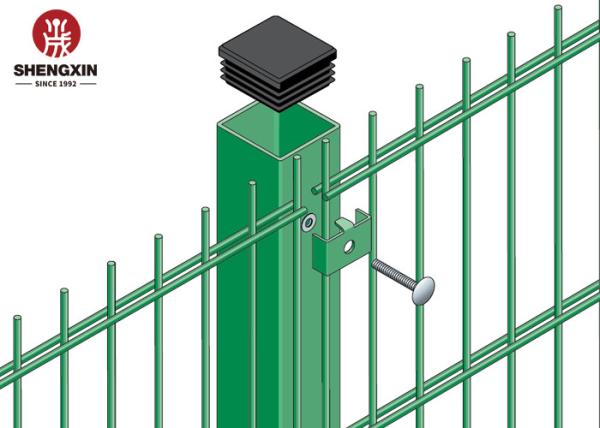 Highway ODM Double Wire Fence 2 Horizontal Wires
