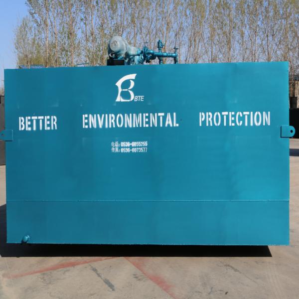 Instalação de tratamento de esgotos em solo Compacto dispositivo de tratamento de águas residuais com 1