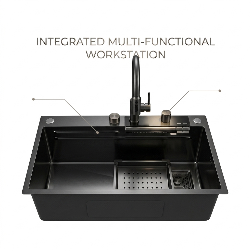 Top Mount / Drop-in Kitchen Sink SUS304 Stainless Steel Equal Double Bowl Kitchen Sink Nano-Coated Drop-In 700mm 10-Inch Extra-Deep Basin | Custom Basin Depth Available | Custom Steel Gauge Available