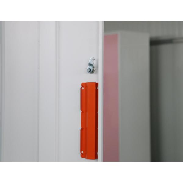 Шкаф хранения металла офисной мебели тонкий, кухонный шкаф 2 дверей стальной с шкафчиком