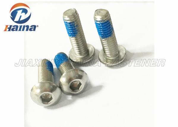 Stainless Steel Hexagon Socket Button Head Screws / Cross Recessed Pan Head Screws With Collar