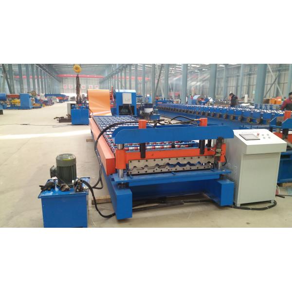 Professional IBR Metal Roofing Sheet Roll Forming Machine Double 0.6  Inch Chains