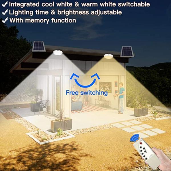 Intelligent Solar LED Pendant Light For Shed , Porch , Patio Easy To Install