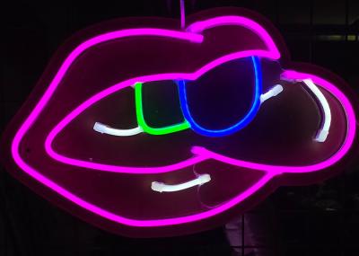 Exposições magníficas do shopping feito sob encomenda da loja dos espetáculos da tendência da forma do sinal de néon de sinais iluminados