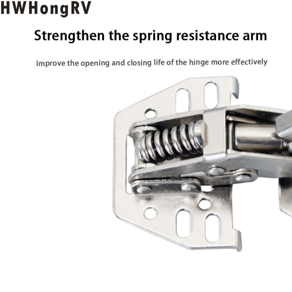 Motorhome Hydraulic Buffer Caravan Cabinet Hinge trailer door hinge for  campervan door hinge with damping