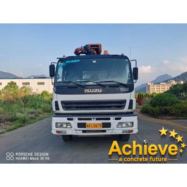 China 47M caminhão bomba de concreto usado para venda preço Zoomlion