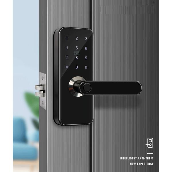 Замка Wifi отпечатка пальцев домашней безопасностью замок входа умного Keyless с картой IC кнопочной панели для