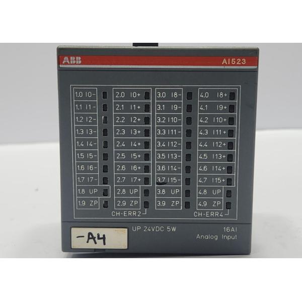 ABB AI523 1SAP250300R0001 AI523: S500 Analog input module 16 AI: U, I, RTD, DI. 13Bit incl. sign 1-wire