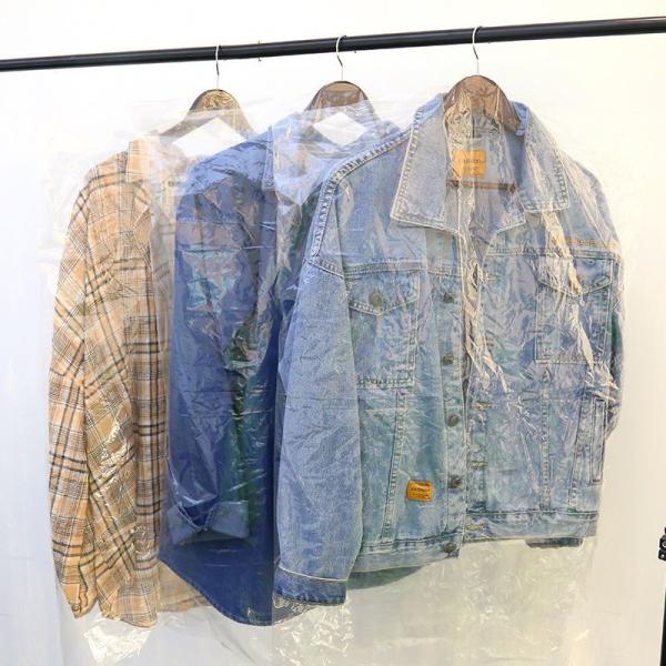 Sacos de plástico de limpeza a seco para armazenamento de roupas de proteção à prova de pó e à prova de água
