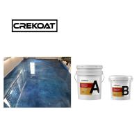 Pintura de piso epoxi impermeável cristalina 1 mm Antiderrapante Revestimento epoxi zero COV