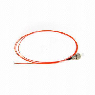 6 Core Simplex FC Pigtail Fiber Optic Cable with PVC / LSZH Jacket