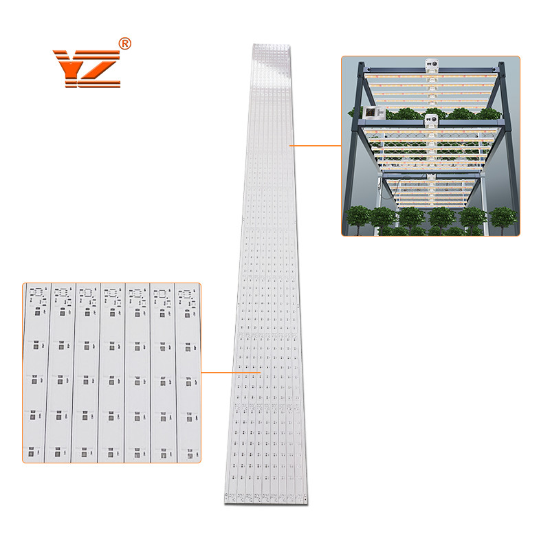 СИД толщины 1,0/1,2/1,6/2.0mm растет светлая монтажная плата PCB