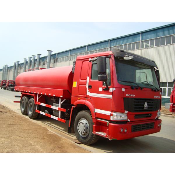 Internal Anti - Corrosion Liquid Tanker Truck , Construction Water Transport Truck 18-25cbm