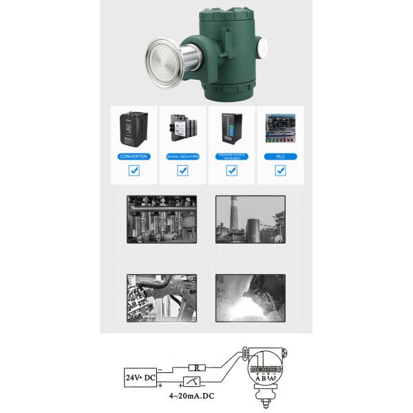 38mm Sanitary Type Shock-Proof Pressure Transmitter Made in 4-20Ma 0.5%FS Performance