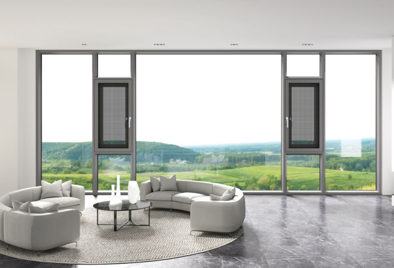 Soundproof Thermal Break Casement Window , Energy Efficient Casement Windows Aluminum
