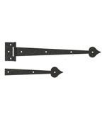 Furniture 13 Inch Lace T Plastic Surface Iron Door Hinges