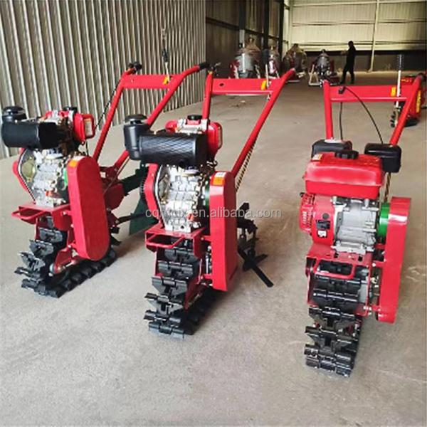 Gasoline Power Type Mini Self Propelled Power Tiller Cultivator with 160x80x55cm Size