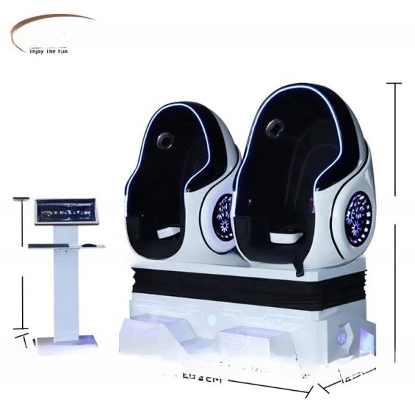 Dreamland 9D VR amusement equipment double players vr cinema chair 9d vr egg chair virtual reality