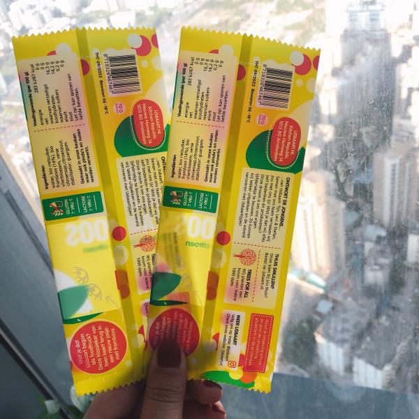 OEM matte finished food grade ice cream popsicle packaging bag freeze packaging