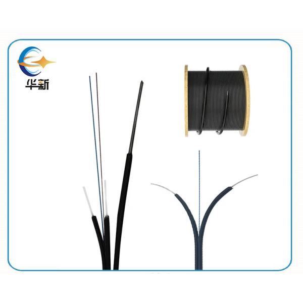 1 2 4 6 8 Core FTTH Fiber Optic Cable Communication Cable Indoor Outdoor Single Mode Drop Cable Ftth