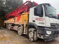 2021 ano Sany 62m usado caminhão de bomba de concreto com amarelo e vermelho cor e flexibilidade