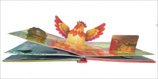 Coloring 3D Pop Up Childrens Book Printing Service for kids of paper board