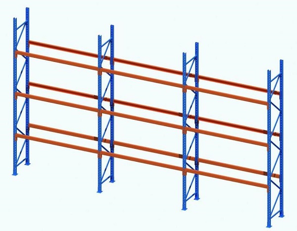 Polymer Heavy Duty Storage Racks 1200 Lbs Capacity For Supermarket
