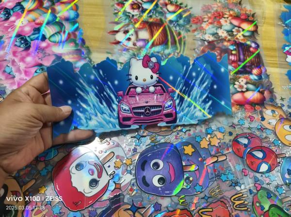 UV DTF16oz cup stickers holographic cup stickers pen stickers cartoon stickers popular patterns