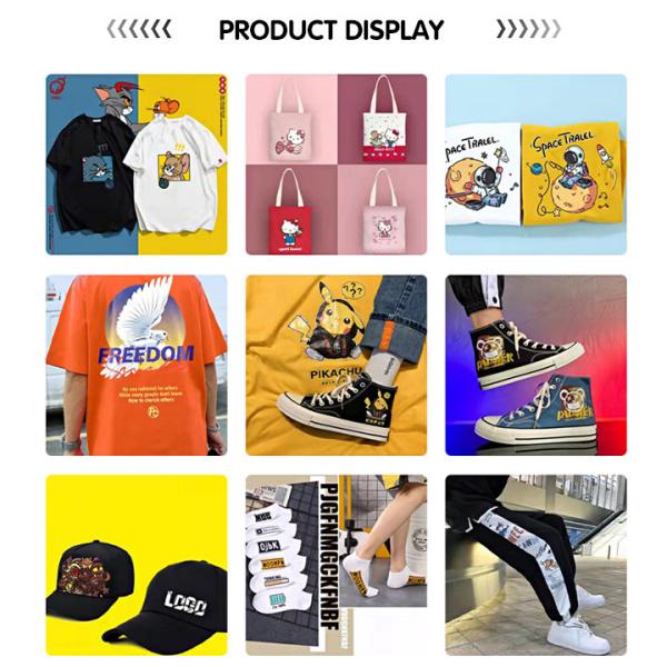 A2 T - Shirt DTF Printer Machine Double Head Nine Color CMYK W LC LM NM NY