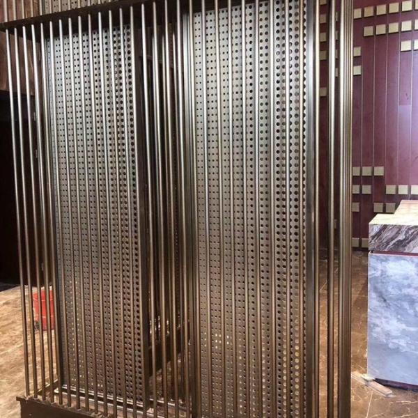 Customized Indoor Stainless Steel Partition Wall For Public Space