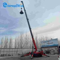 Électrique et diesel Power Spider Crawler Crane Jaune Rouge Vert