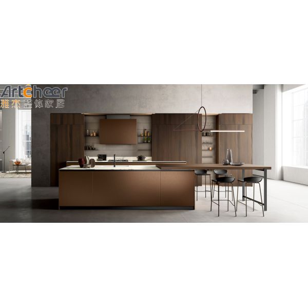 Modern Design Kitchen Cabinet with MDF Material and Matte Finish Base Cabinet