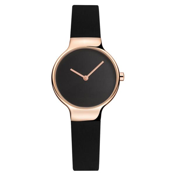 relógio mineral BSCI de quartzo das mulheres de Hardlex do caso de 32mm