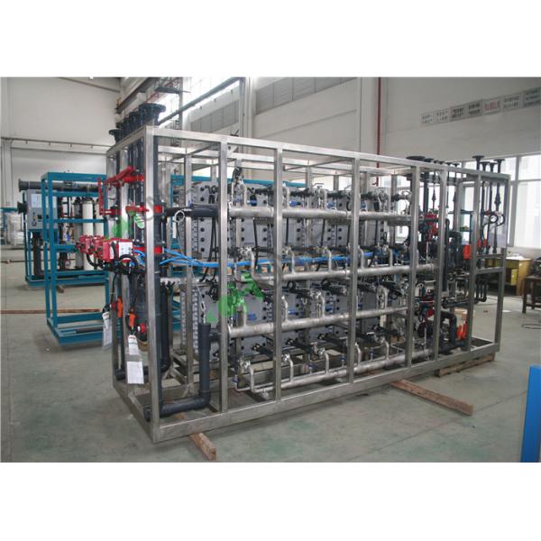 PLC Control Electric EDI Water Treatment Plant For RO Water Filter System