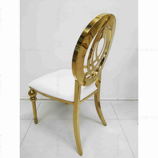 Классический Stackable стул свадьбы кожи нержавеющей стали стула банкета свадьбы