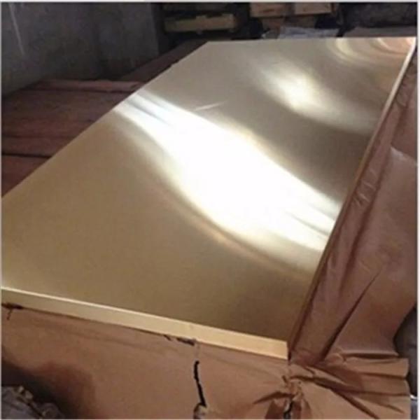 O laser da pureza cortou o padrão da largura ASTM do material 600mm da placa de bronze C1100 de 5mm
