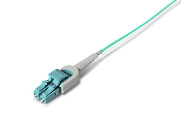 tipos da fibra do cabo de remendo do conector do LC Uniboot do duplex da fibra ótica 0.25dB vários
