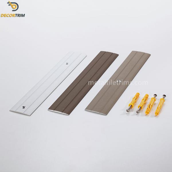 Decorative Floor Transition Strip Trim Matt Bronze Color 39.7mm Size
