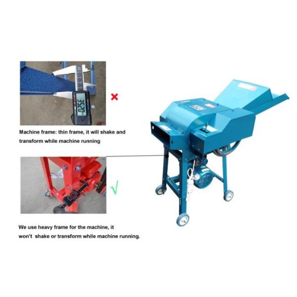 Fully Automatic Livestock Farming Equipment 1000kg/H Mini Chaff Cutter Machine