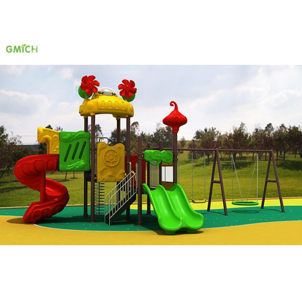 Combination Swing Slide For Children Kids Outdoor Amusement Park Playground Equipment Items