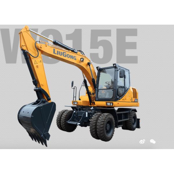 W915E 15 Ton Digger Used Wheel Excavator 0.58m3 Capacity Second Hand Excavator