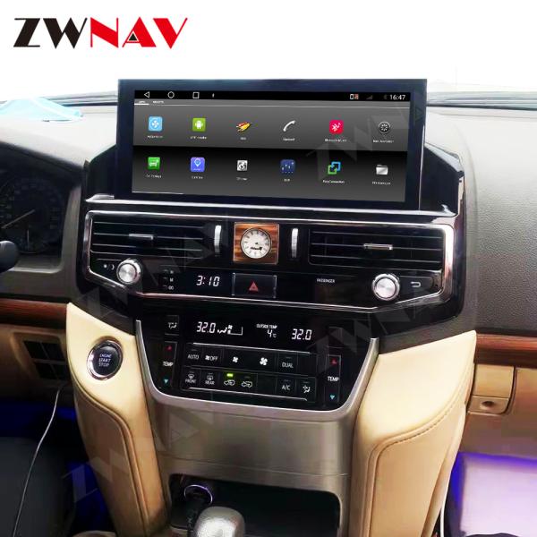 Игрок 12,3 мультимедиа автомобиля автомобиля андроида дюйма стерео для Тойота LC200 2008-2021