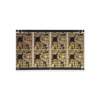 1.6mm Espessura FR4 PCB Black Oil White Lettering 4-Layer PCB Board