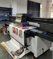 CMYKL Papel de pared comercial blanco Impresora UV de gran formato Tipo de placa de motor Prinador de rodillo a rodillo