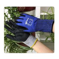 Wood Working Anti Abrasion Cut Resistant With Foam Nitrile Dipping Safety Gloves