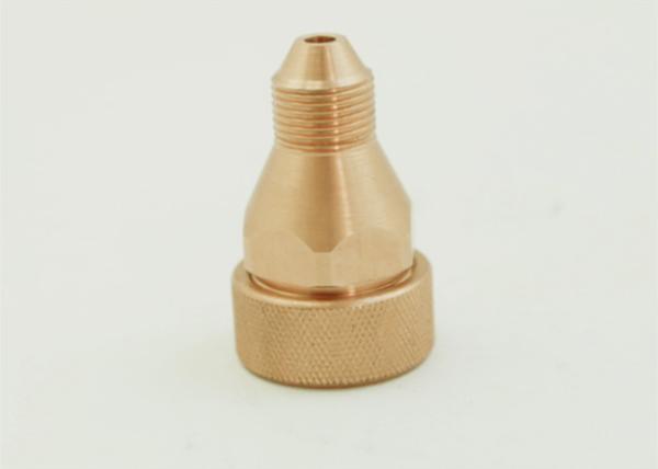 Hot Runner Plastic Mould Nipple CNC Machining Part With Brass/Copper